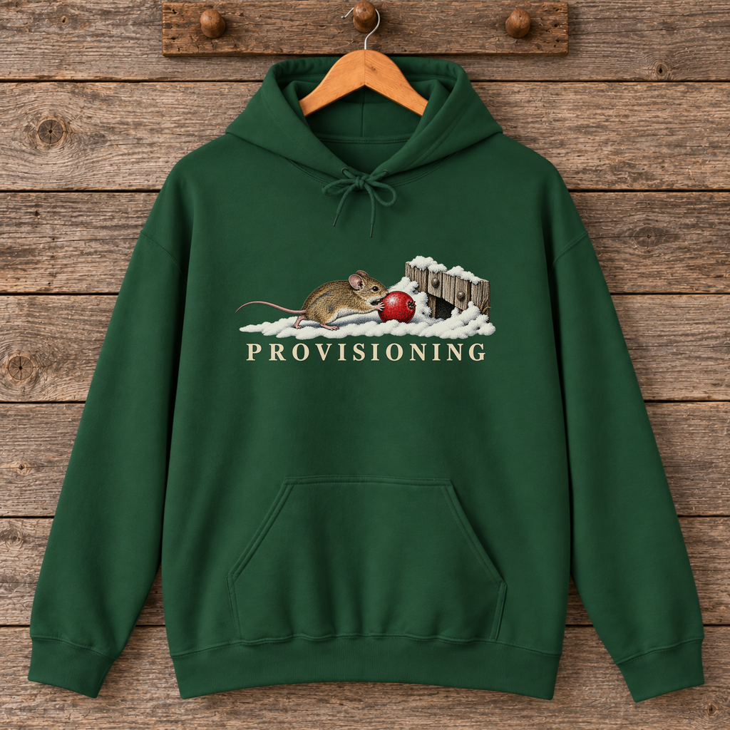 Provisioning Woodland Mouse Winter Hoodie