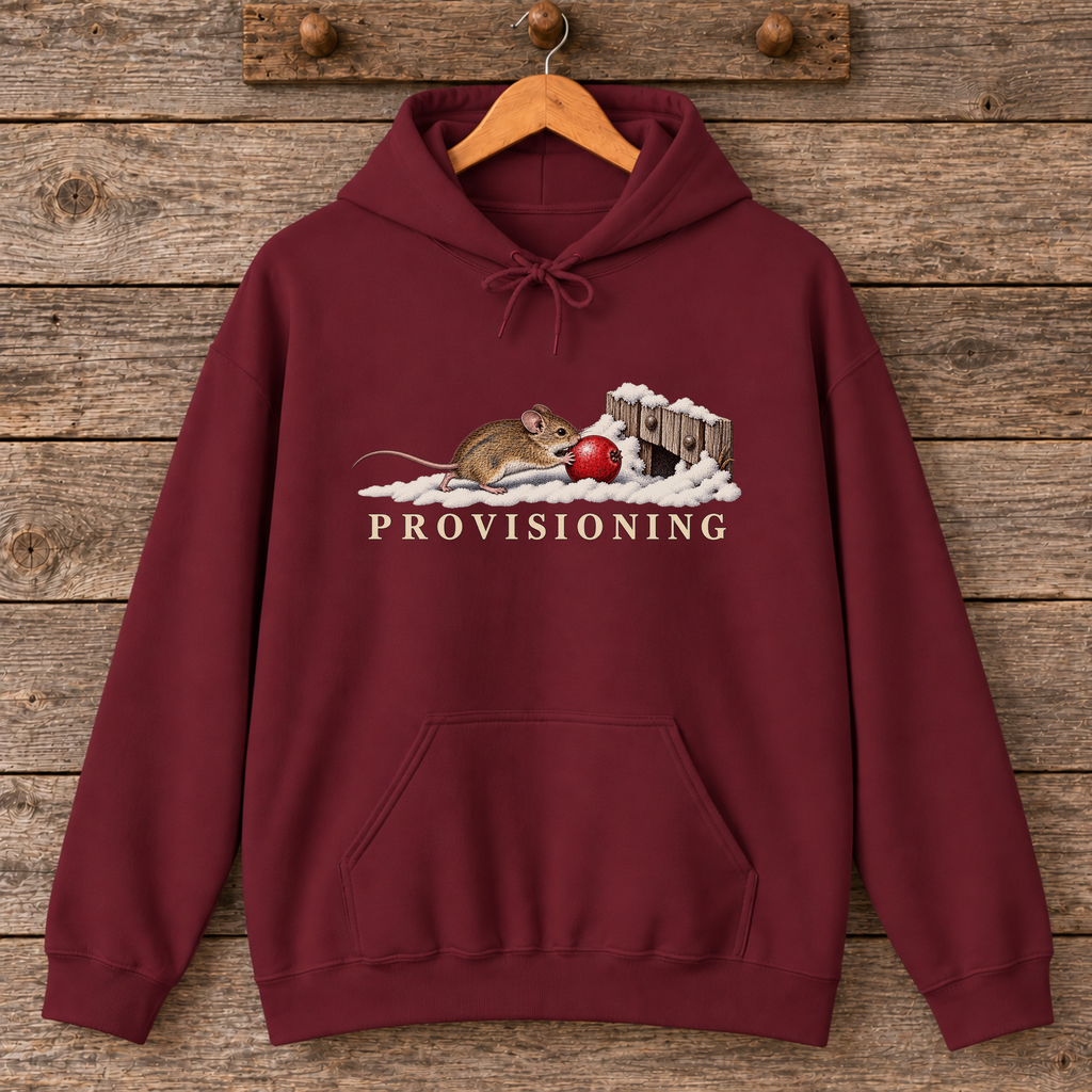 Provisioning Woodland Mouse Winter Hoodie