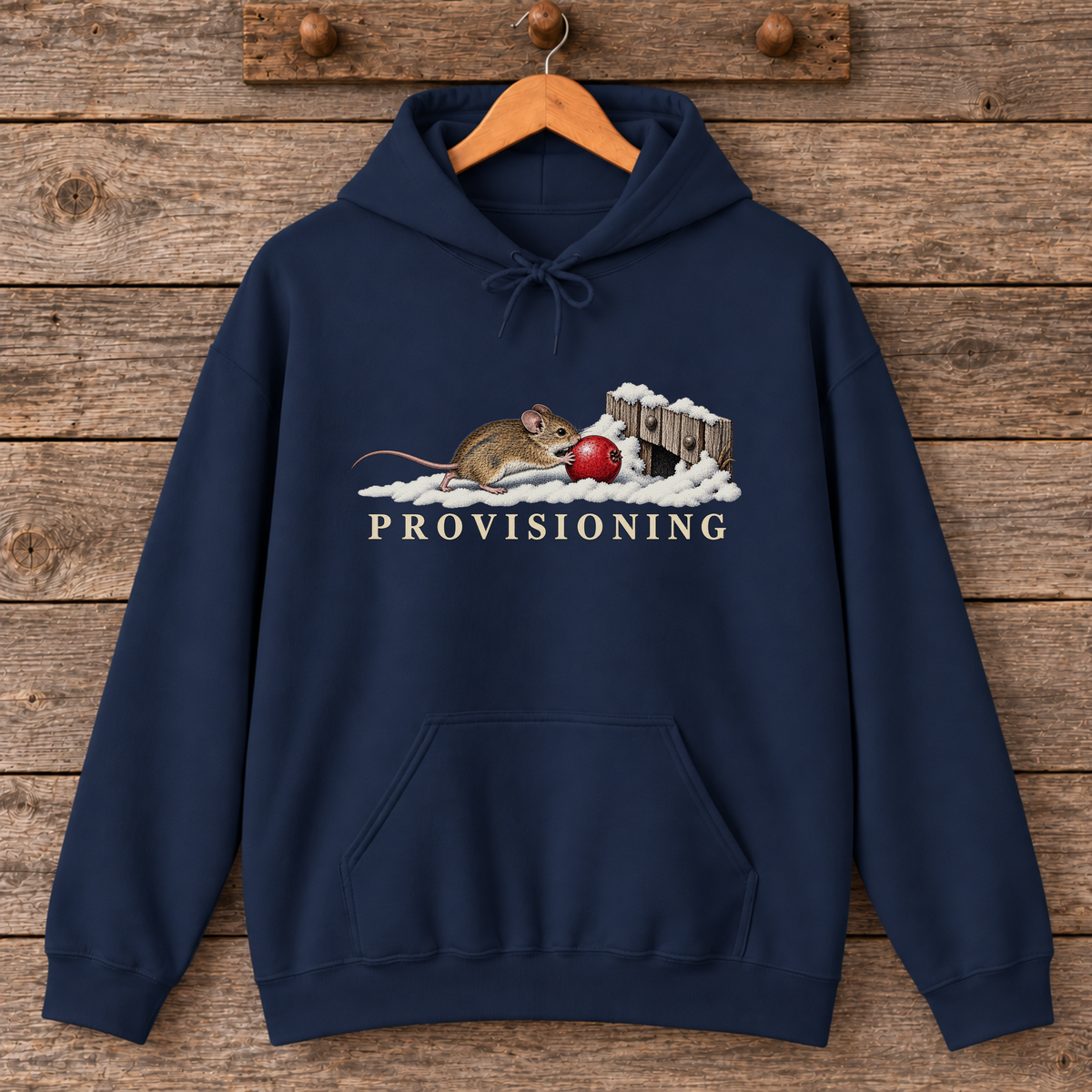 Provisioning Woodland Mouse Winter Hoodie