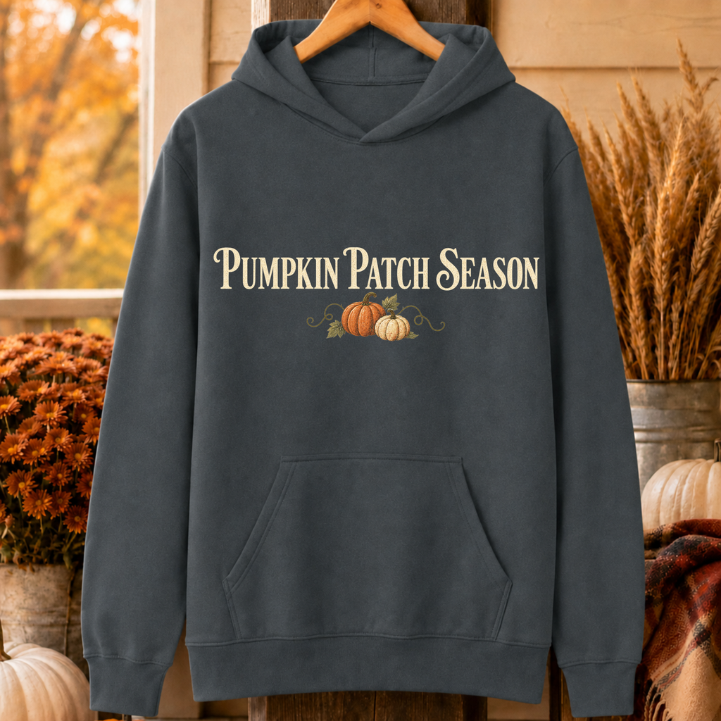 Pumpkin Patch Season Fall Hoodie