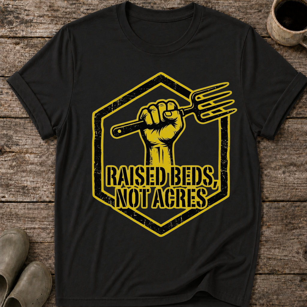 Raised Beds Not Acres T-Shirt