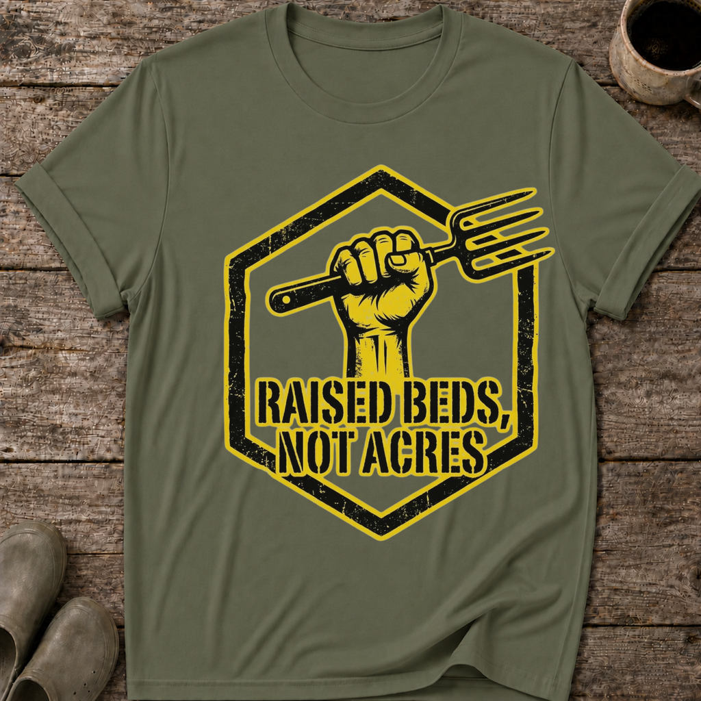 Raised Beds Not Acres T-Shirt