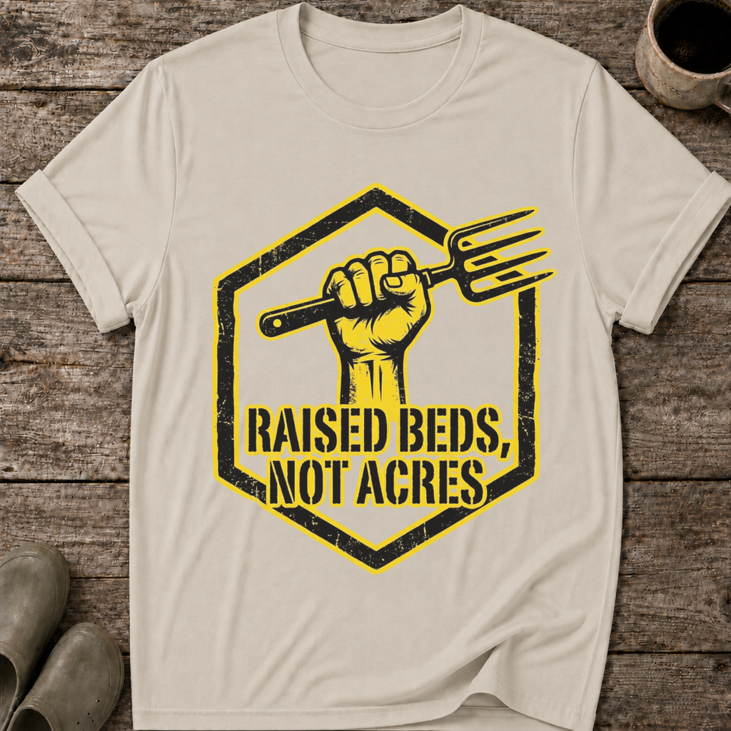 Raised Beds Not Acres T-Shirt