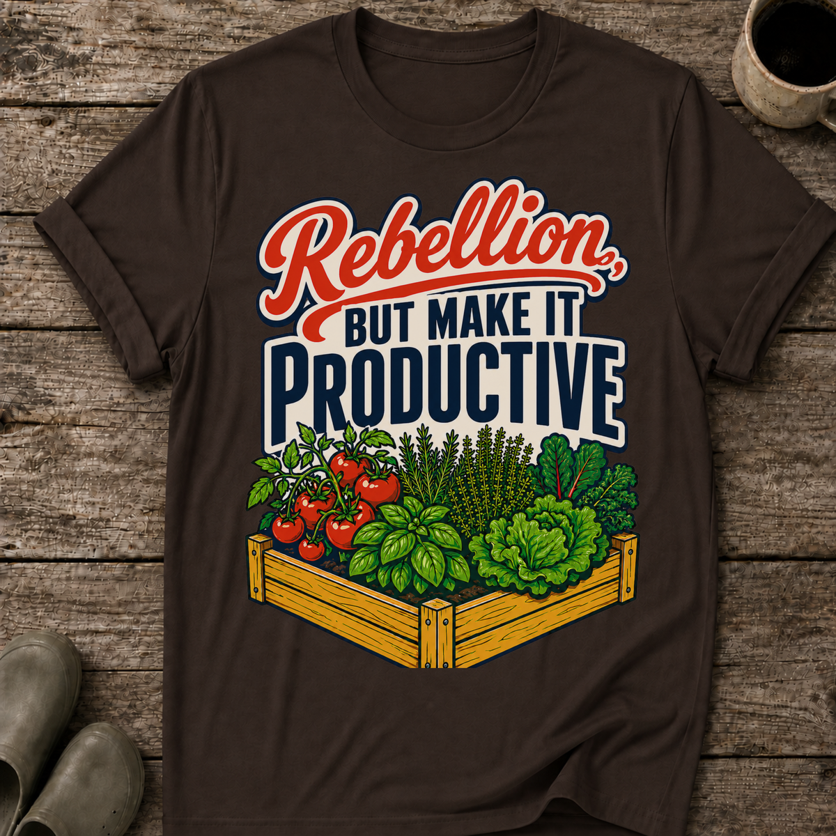 Rebellion, But Make It Productive T-Shirt