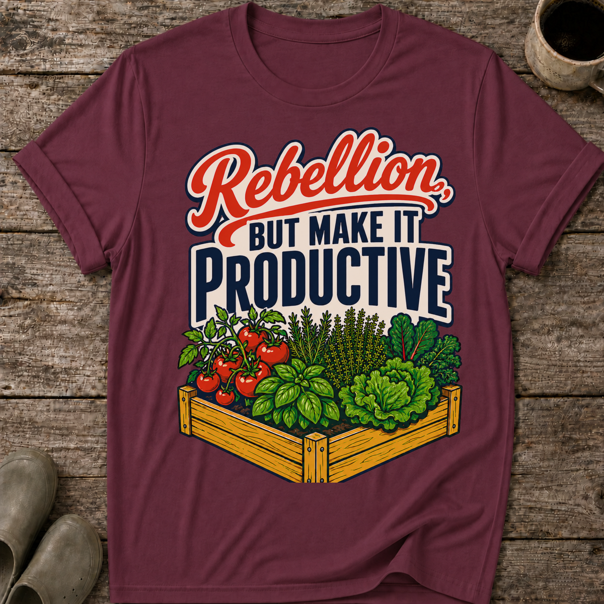 Rebellion, But Make It Productive T-Shirt