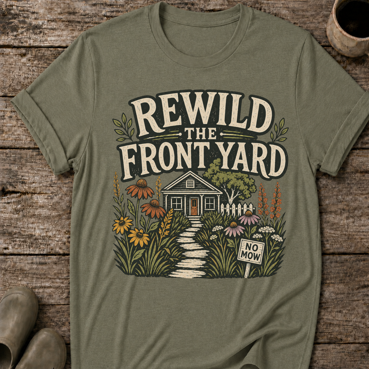 Rewild The Front Yard T-Shirt
