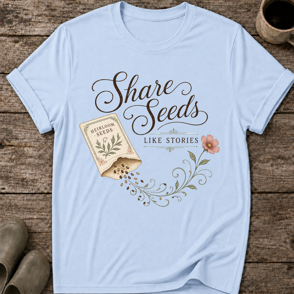 Share Seeds Like Stories T-Shirt