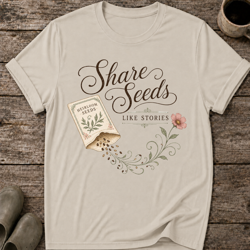 Share Seeds Like Stories T-Shirt