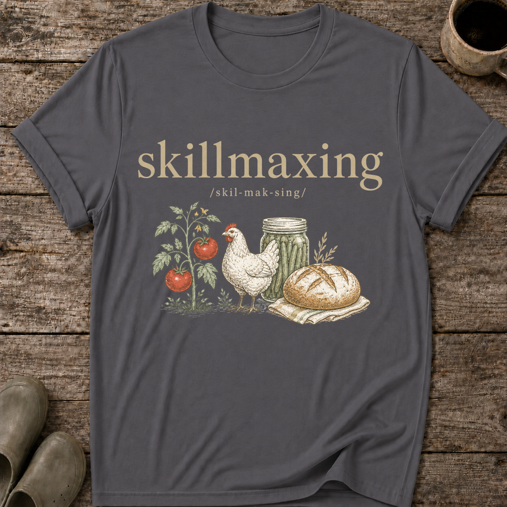 Skillmaxing Urban Homesteading T-Shirt