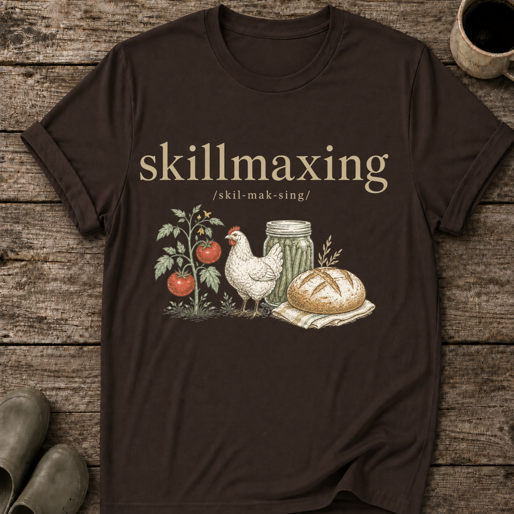 Skillmaxing Urban Homesteading T-Shirt