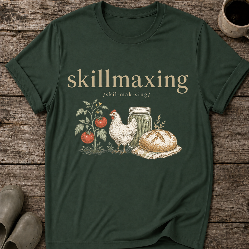 Skillmaxing Urban Homesteading T-Shirt