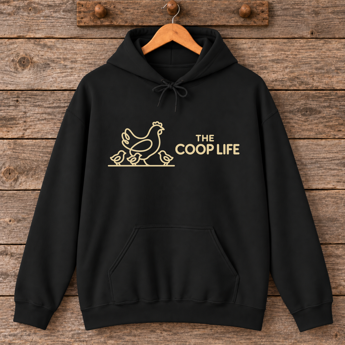 The Coop Life Hen and Chicks Hoodie