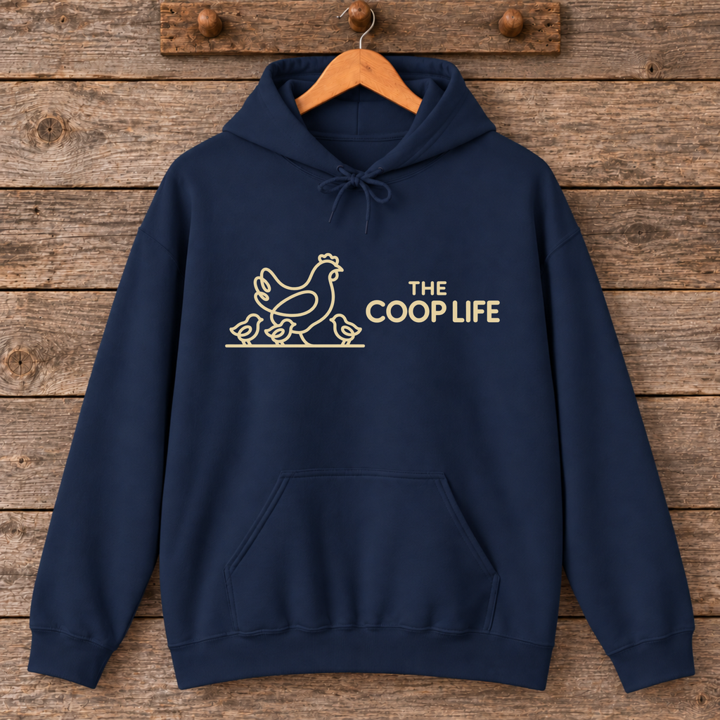 The Coop Life Hen and Chicks Hoodie