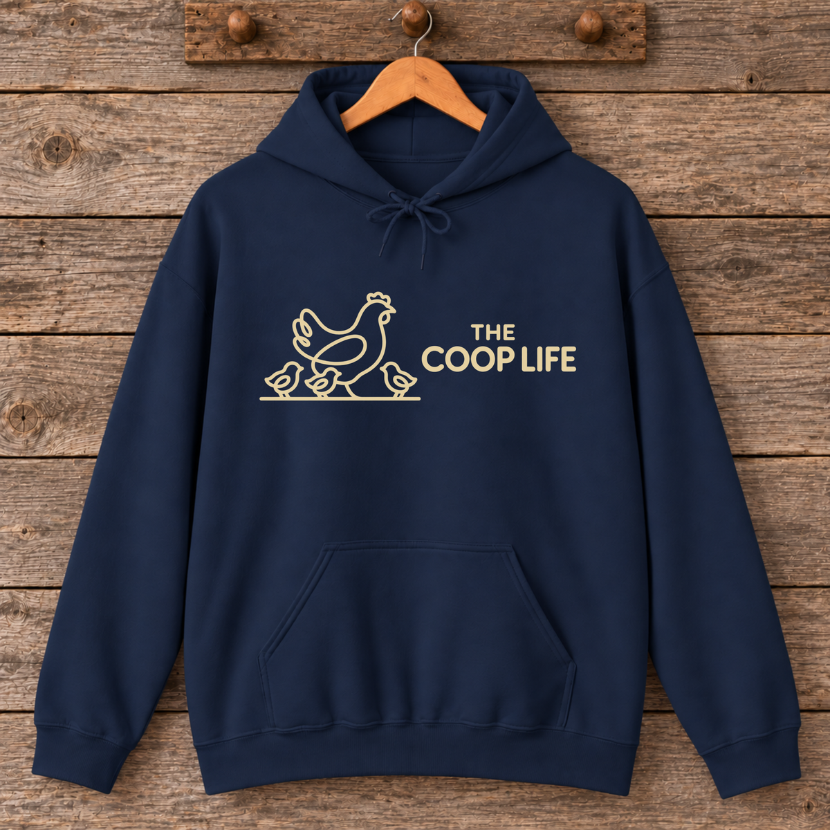 The Coop Life Hen and Chicks Hoodie