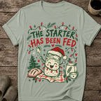 The Starter Has Been Fed Ugly Christmas Sourdough T-Shirt
