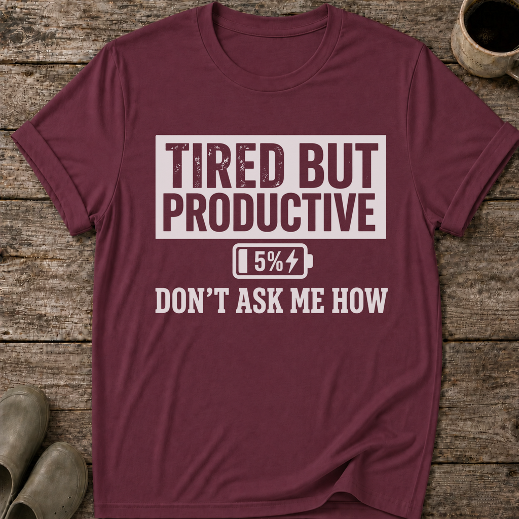 Tired But Productive T-Shirt