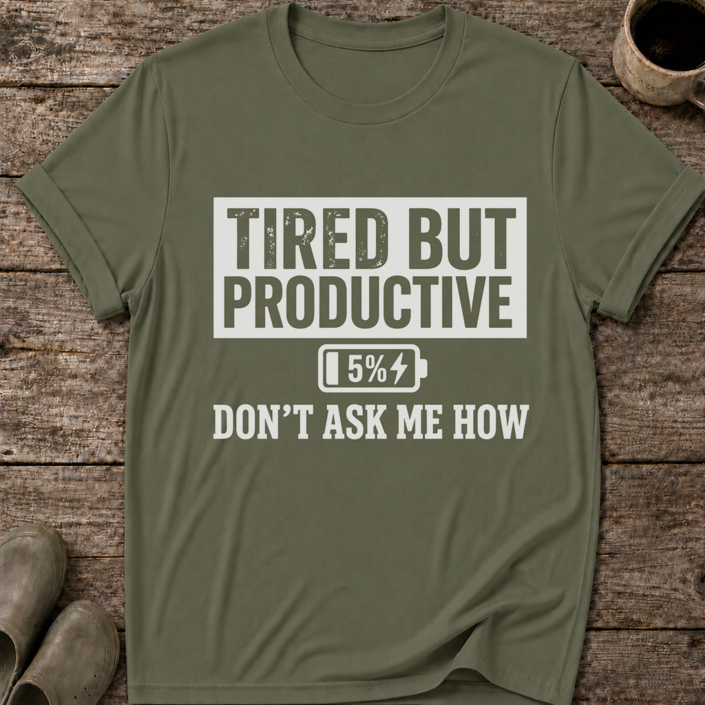 Tired But Productive T-Shirt