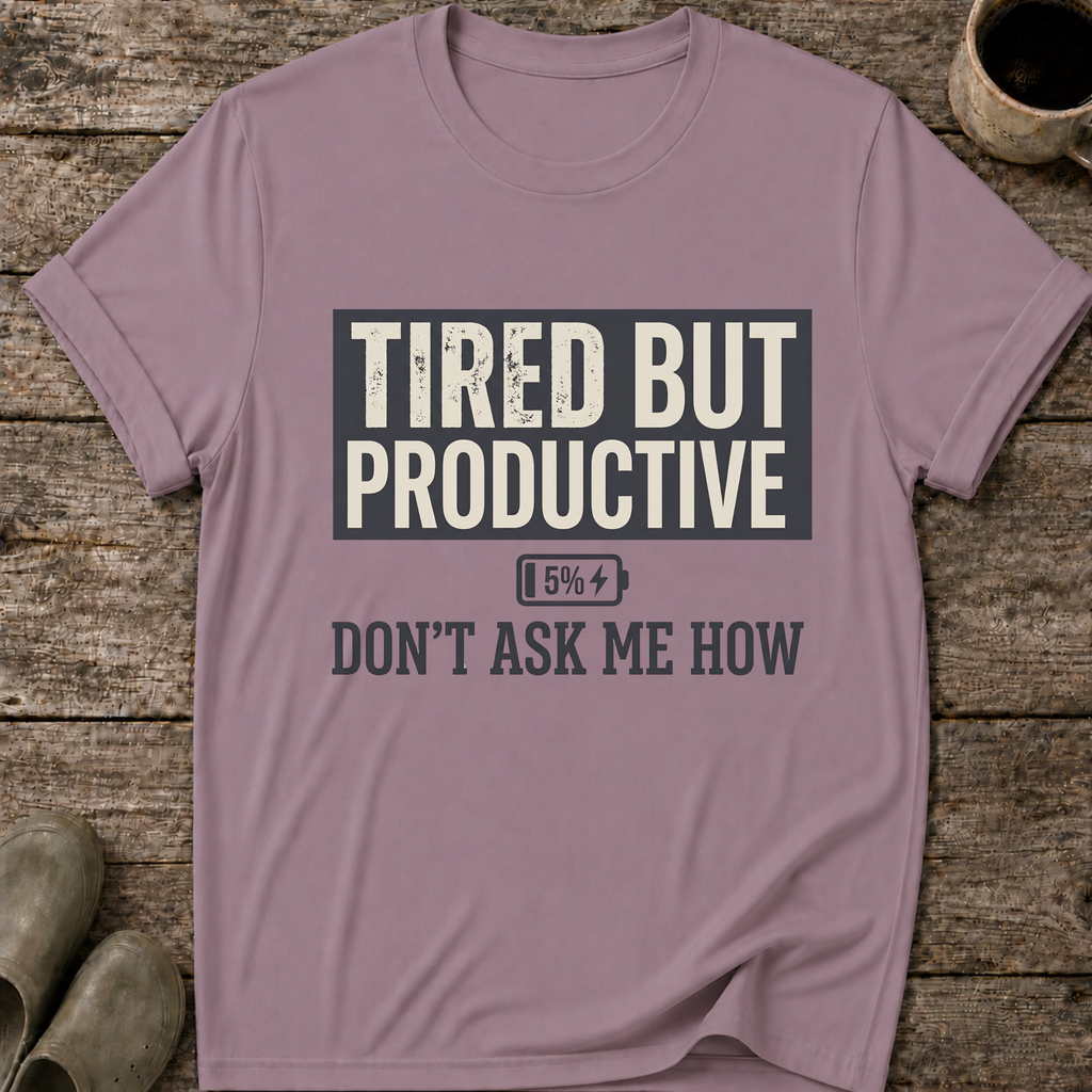 Tired But Productive T-Shirt