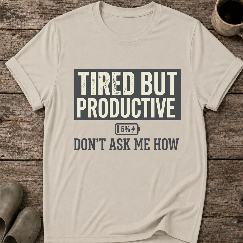 Tired But Productive T-Shirt