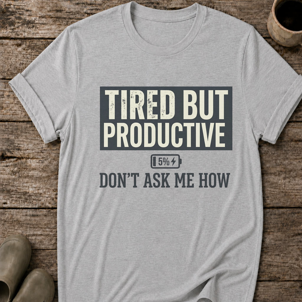 Tired But Productive T-Shirt