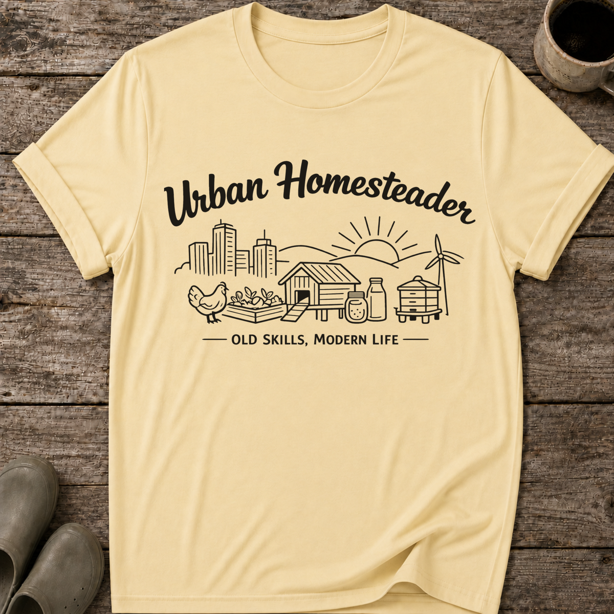 Urban Homesteader Old Skills Modern Life T-Shirt