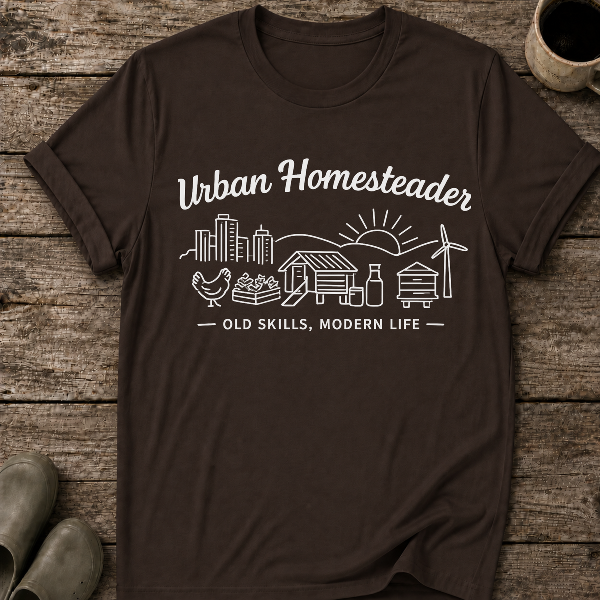 Urban Homesteader Old Skills Modern Life T-Shirt