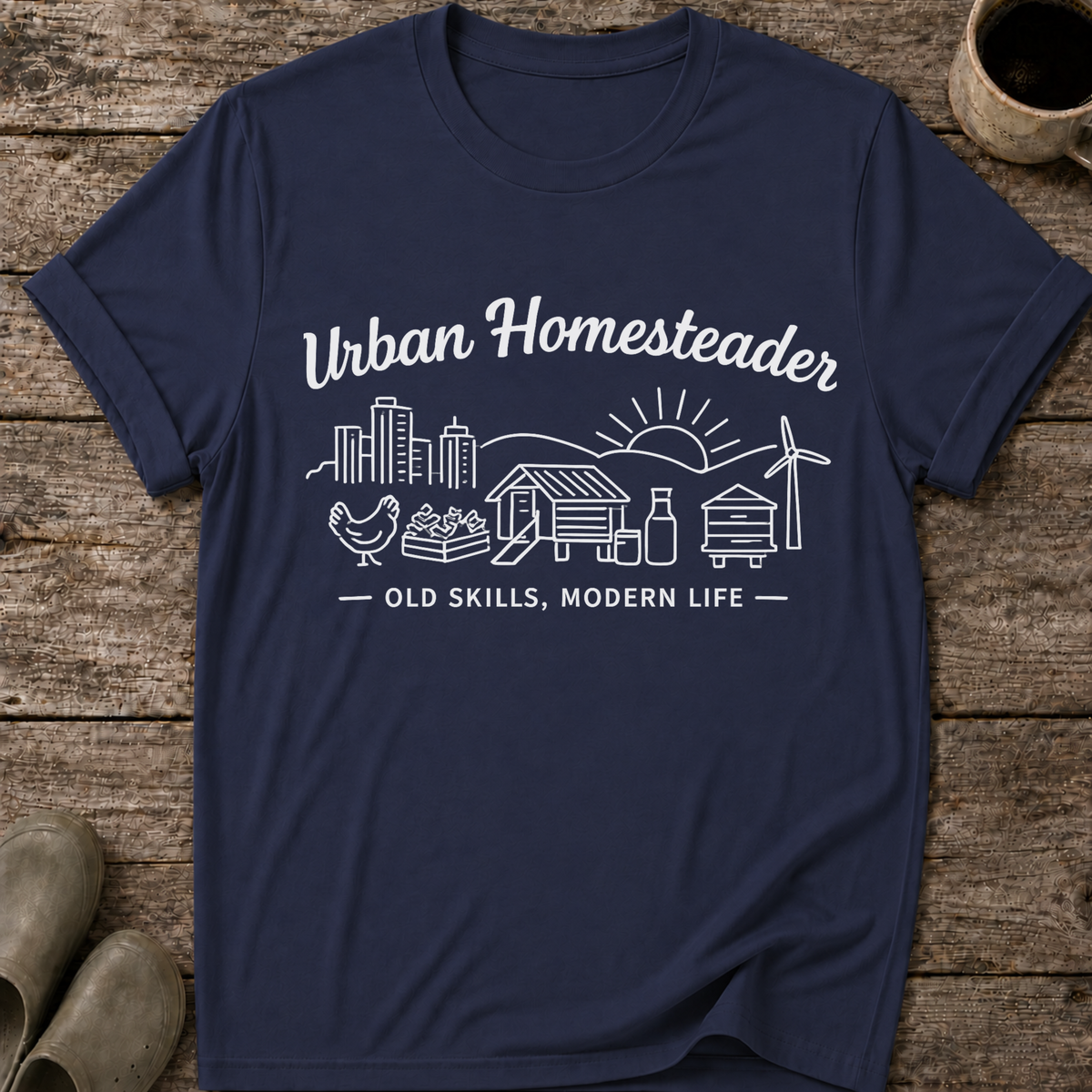 Urban Homesteader Old Skills Modern Life T-Shirt