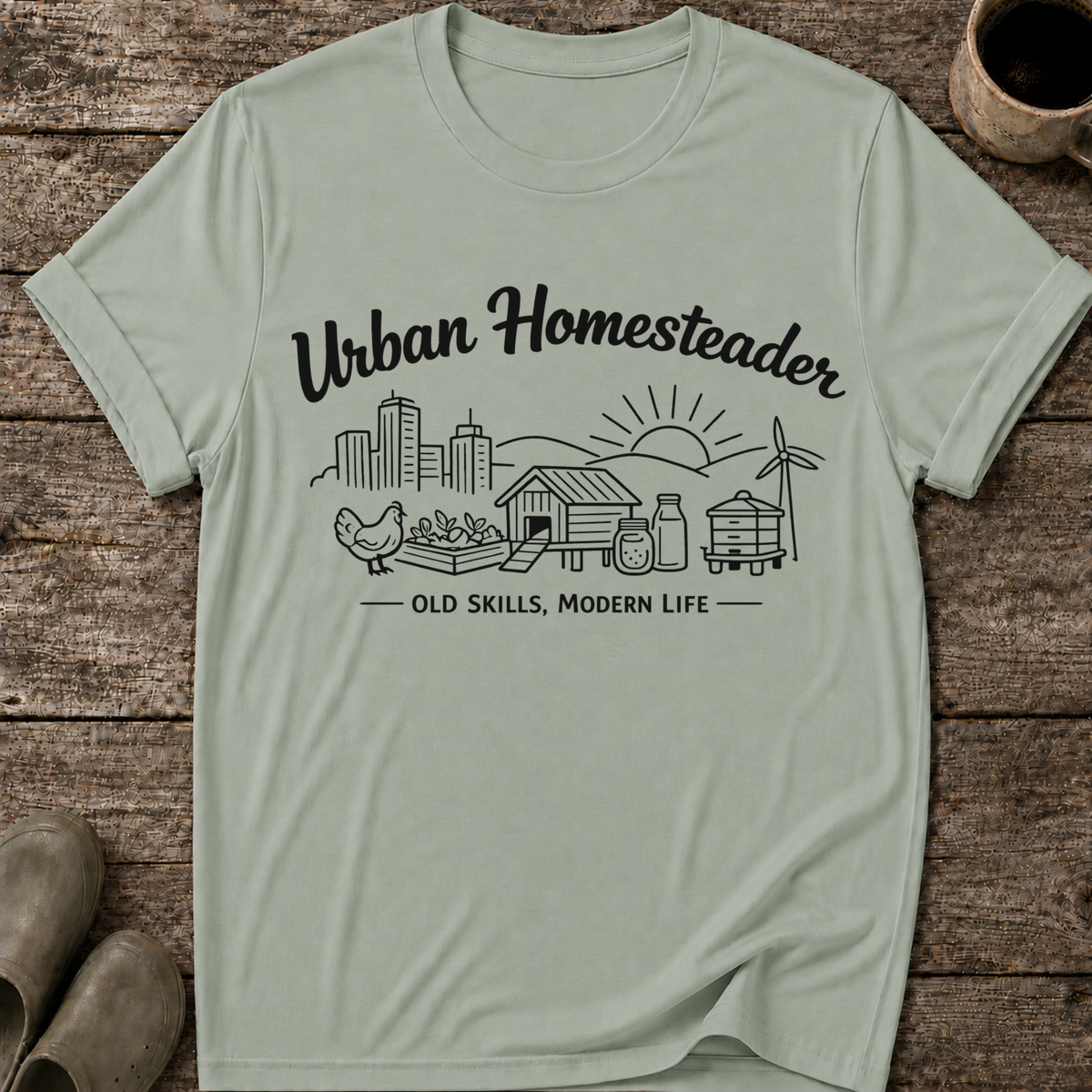 Urban Homesteader Old Skills Modern Life T-Shirt