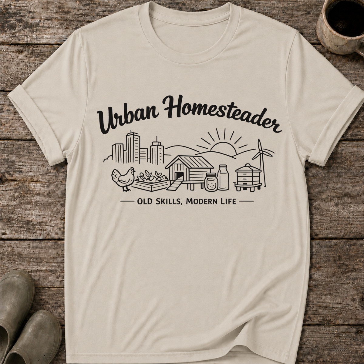 Urban Homesteader Old Skills Modern Life T-Shirt