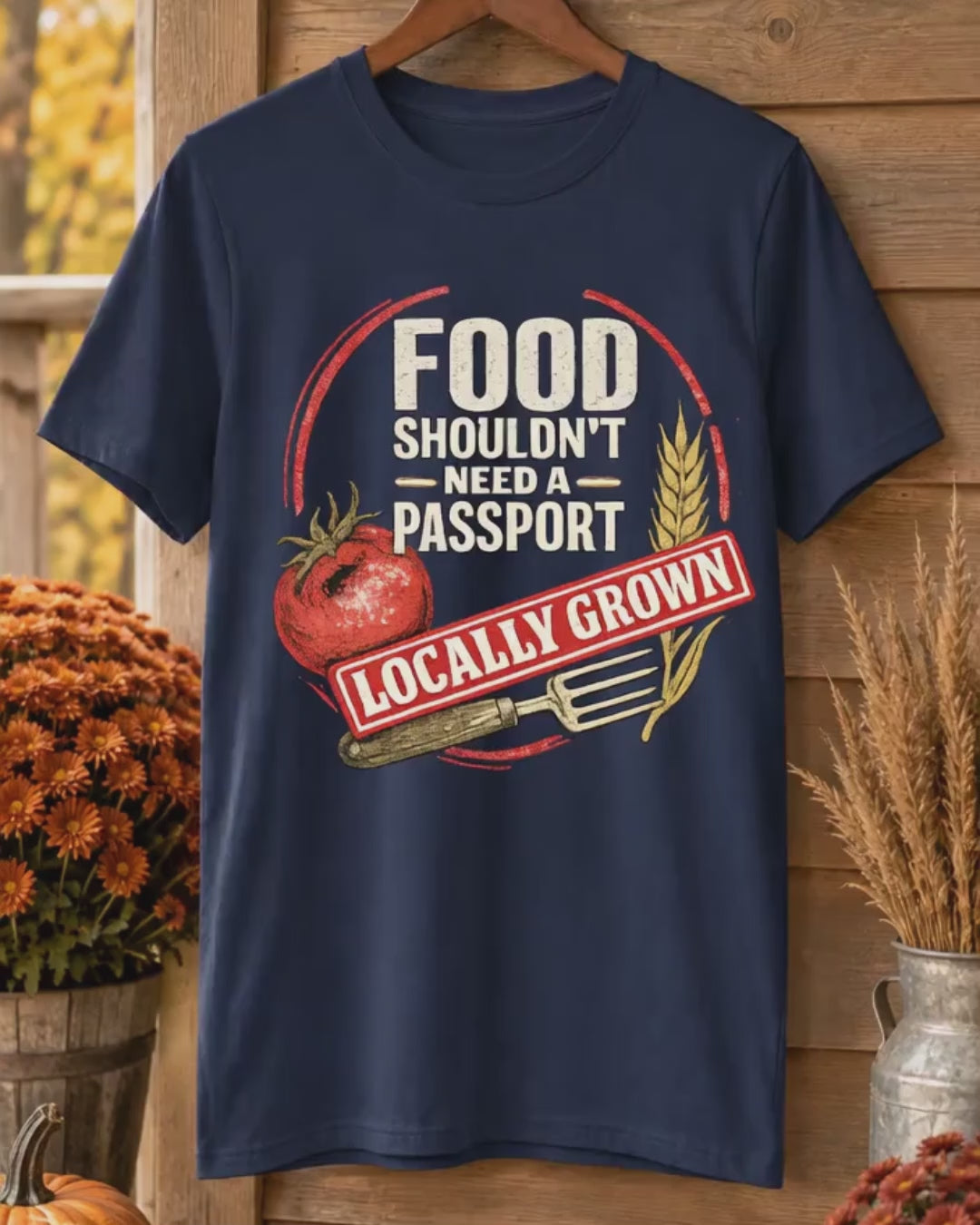 Food Shouldn’t Need a Passport T-Shirt